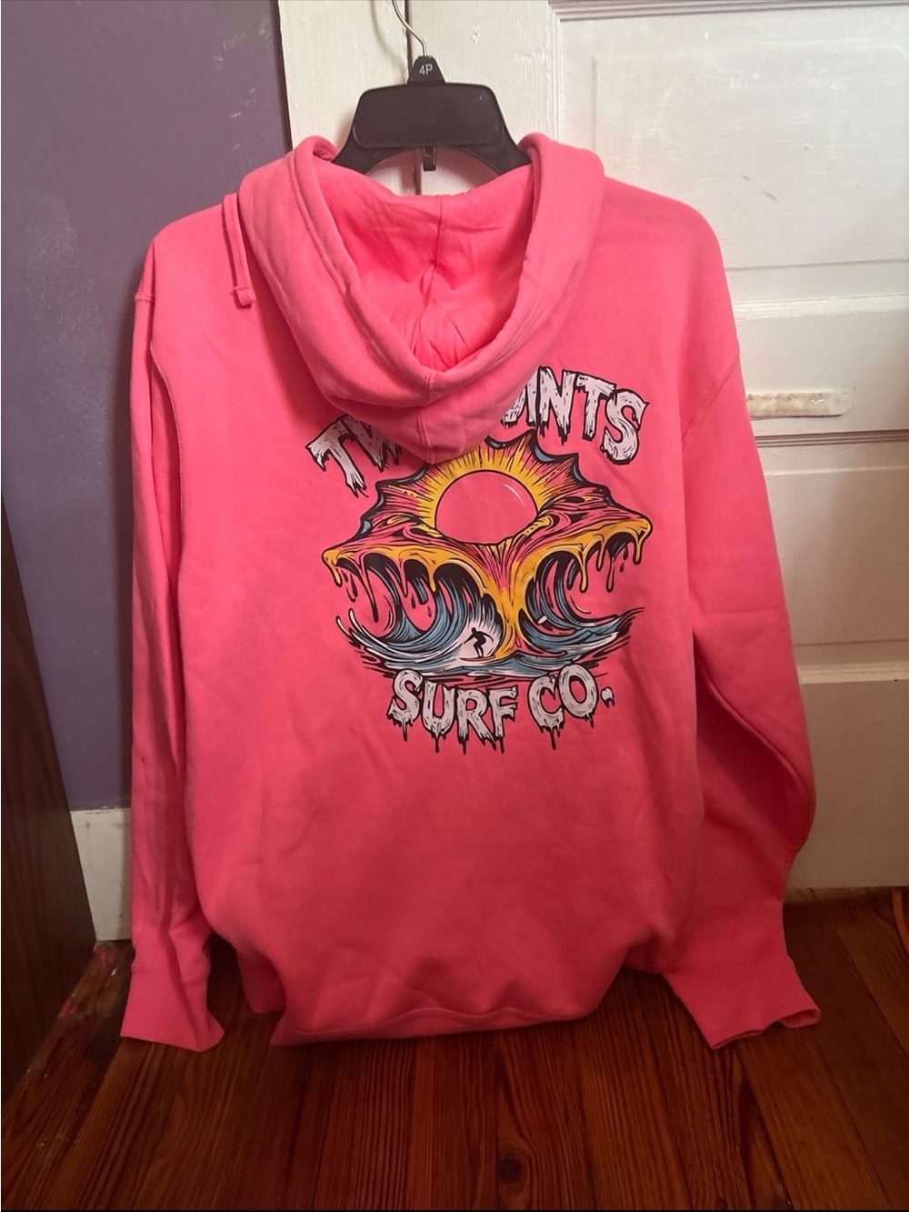 Pink Graphic Hoodie - Women's Pullover